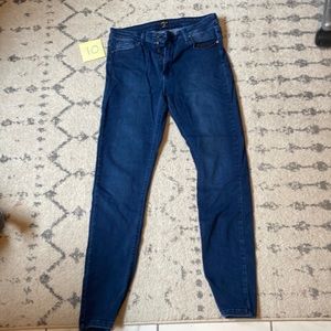 JUSTBLACK dark wash skinny jeans (32)